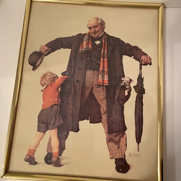 Other - Norman Rockwell Boy Reaching inside Pocket